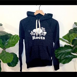 Roots Classic Pullover Kanga Hoodie Black Pepper